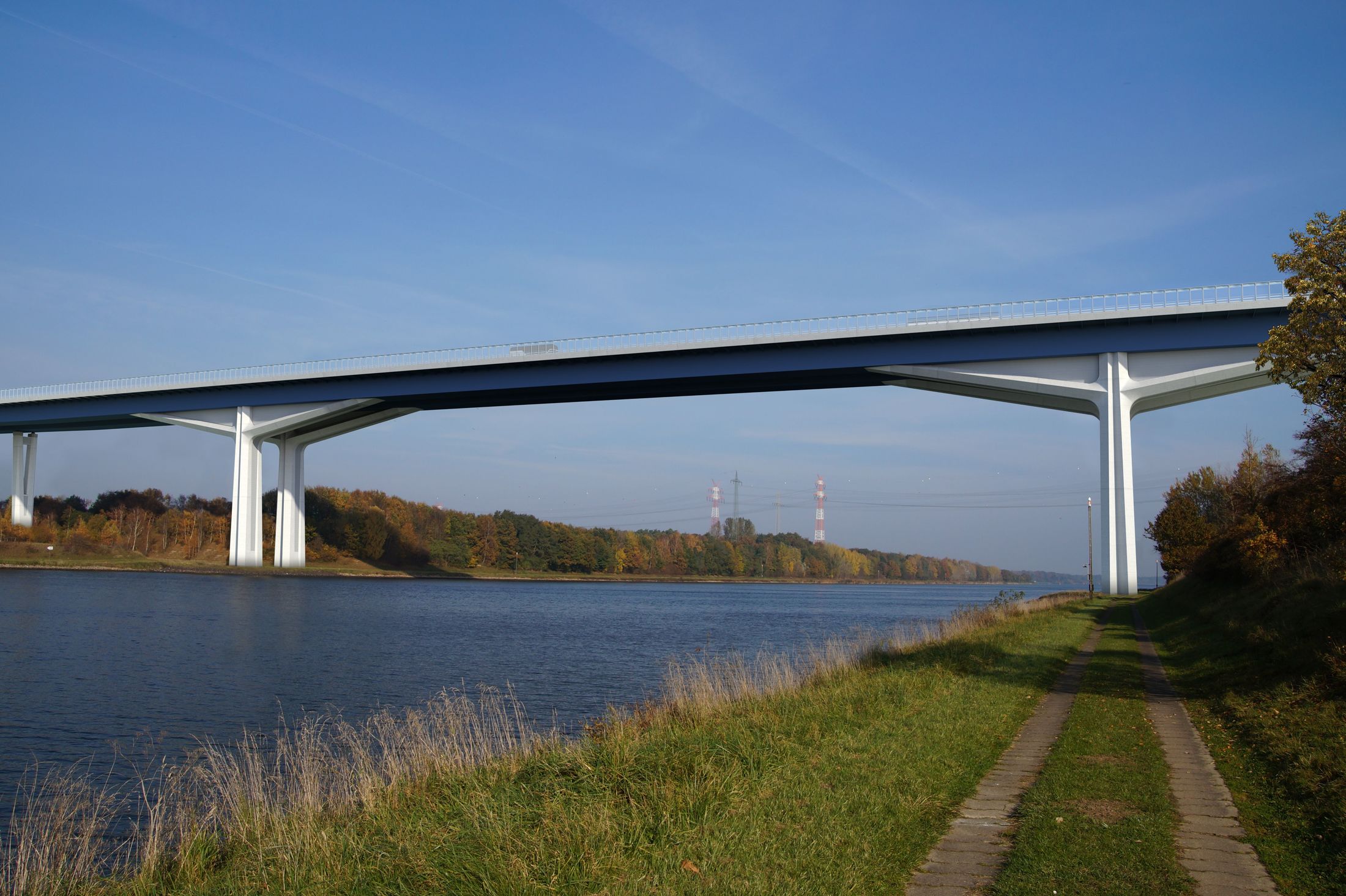 Visualisierung Ersatzneubau Rader Hochbrücke