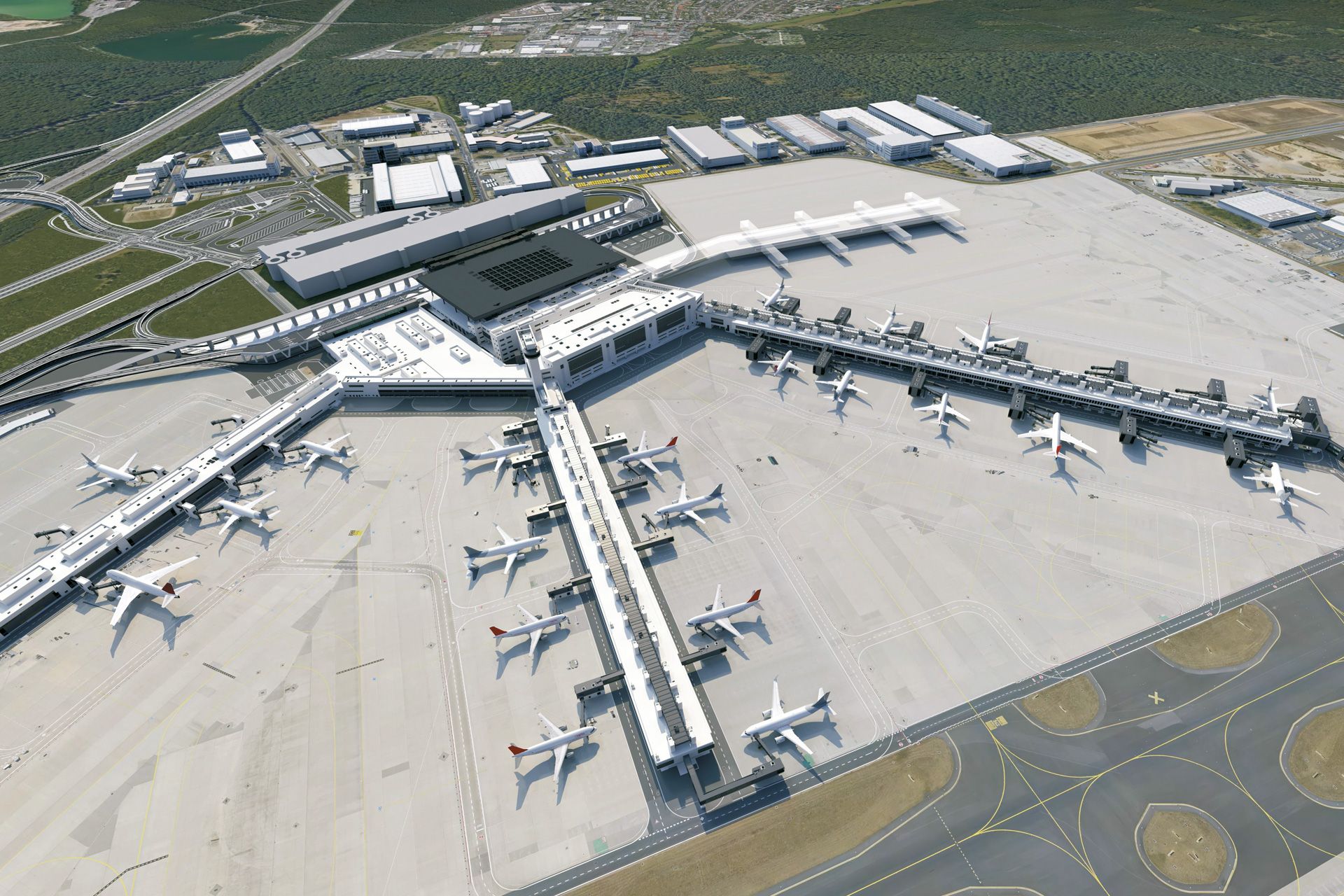 Schüßler-Plan Leistung Flughafen Frankfurt Terminal 3